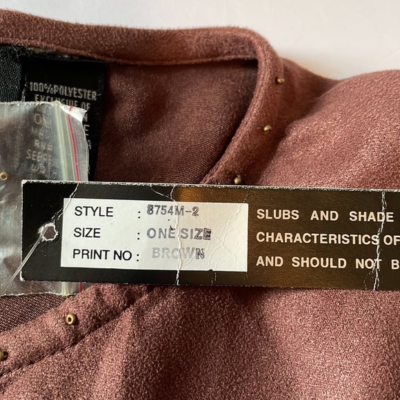 Club Z Collection poncho  One size   Beaded  Embroidered boho style NWT - Picture 8 of 9